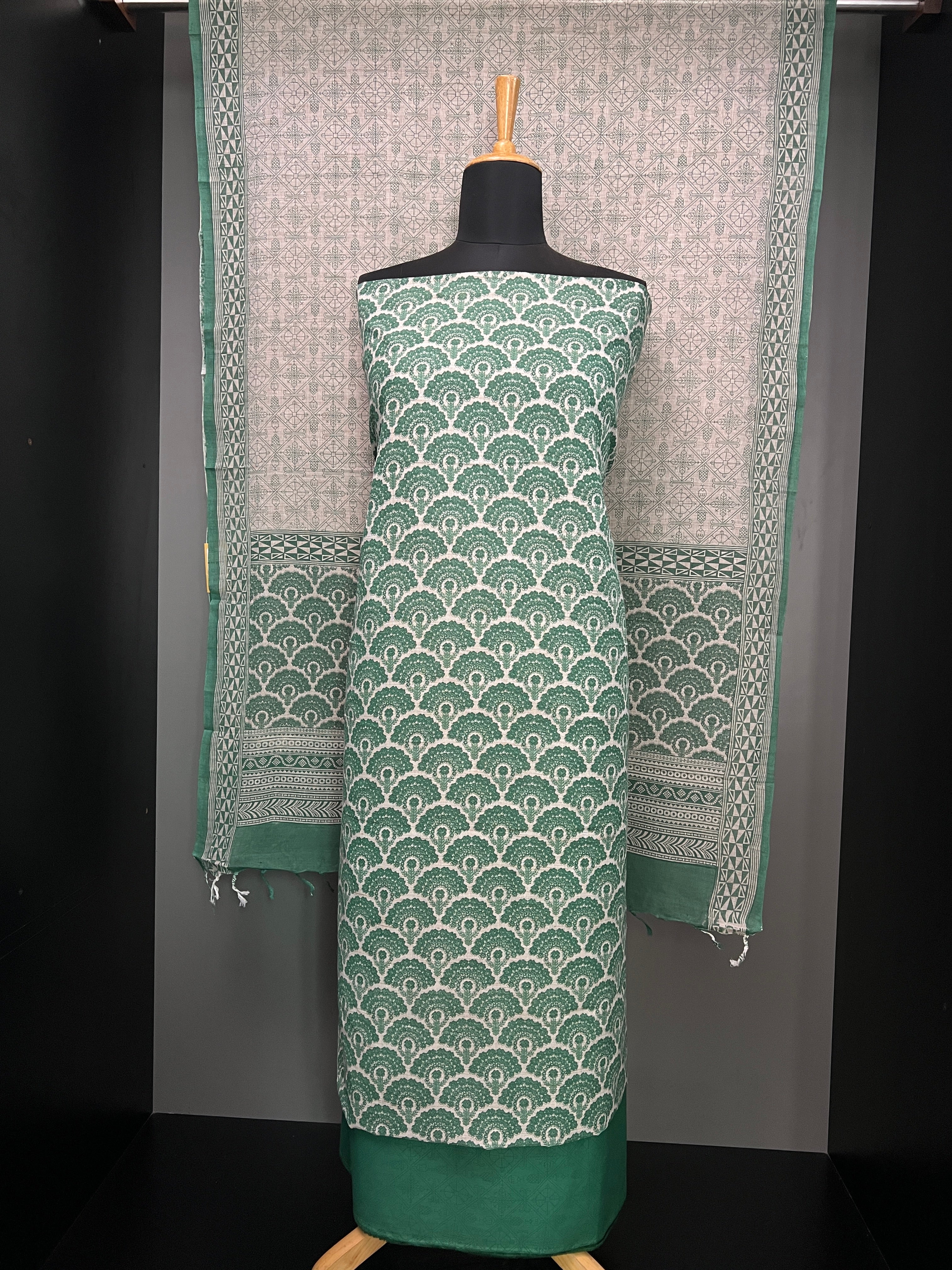 Digital Print Detailed Cotton Salwar Set | HE109