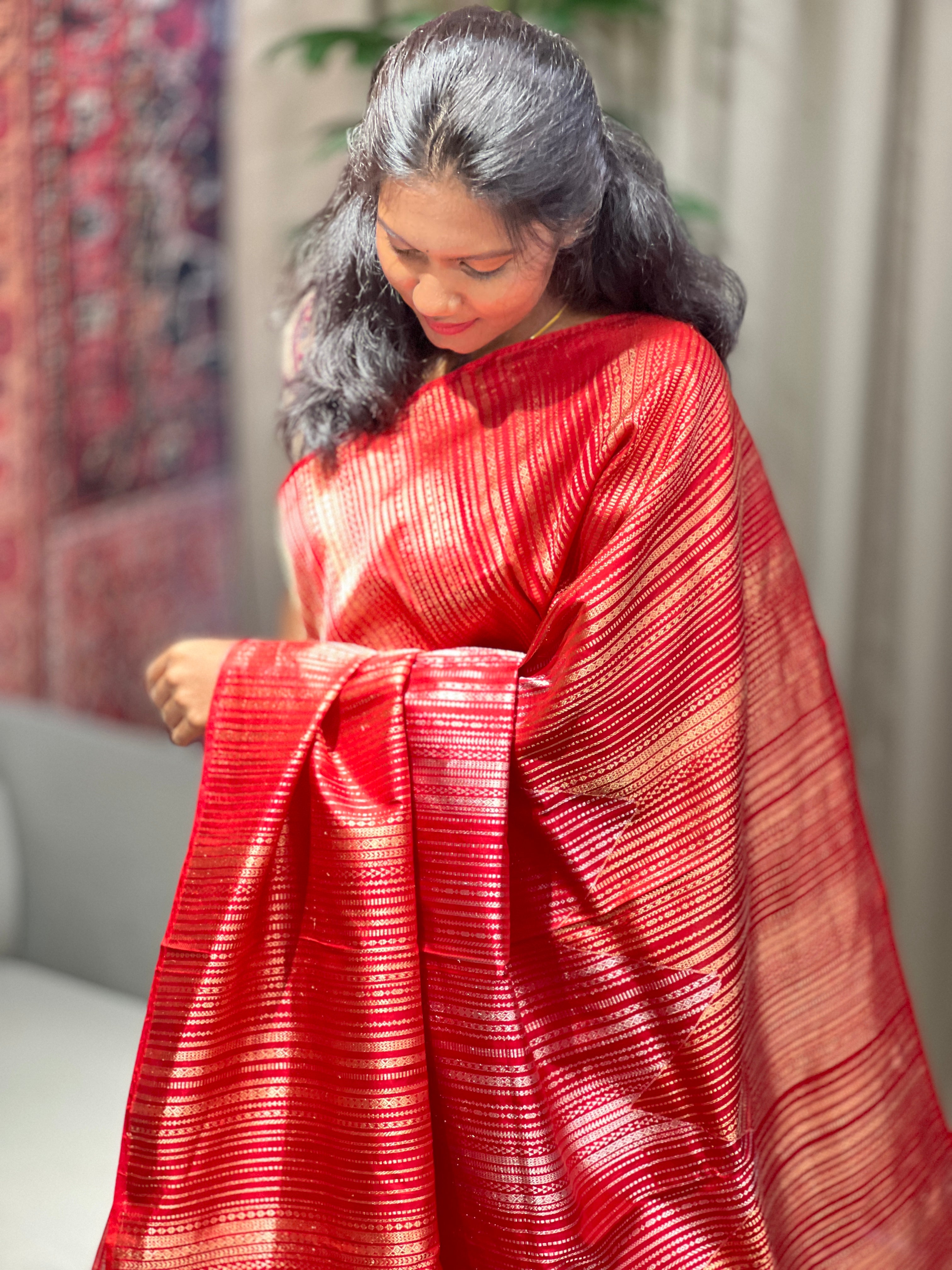 Zari Woven Banarasi Saree | YNG617