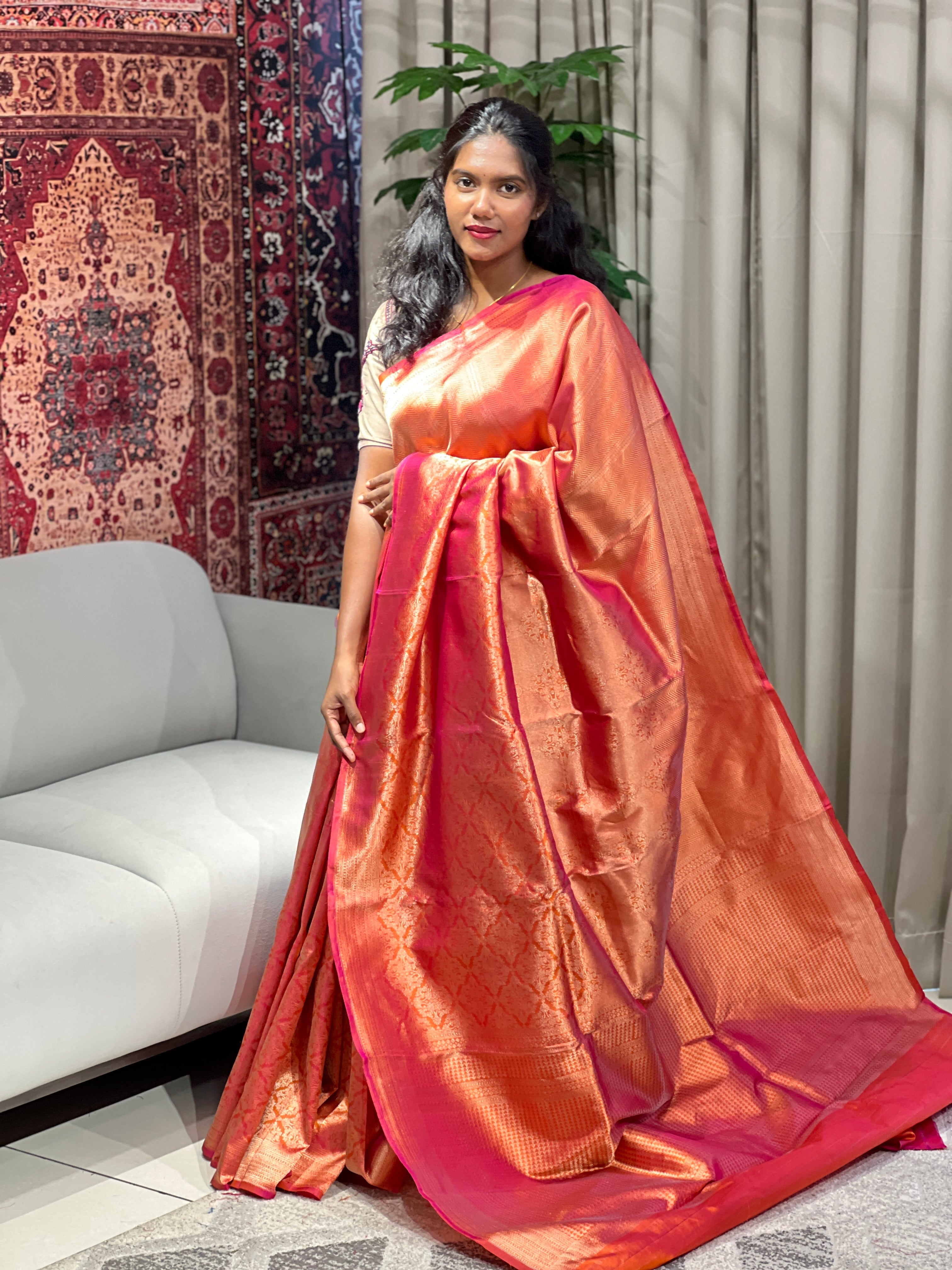 Zari Woven Banarasi Saree | YNG615