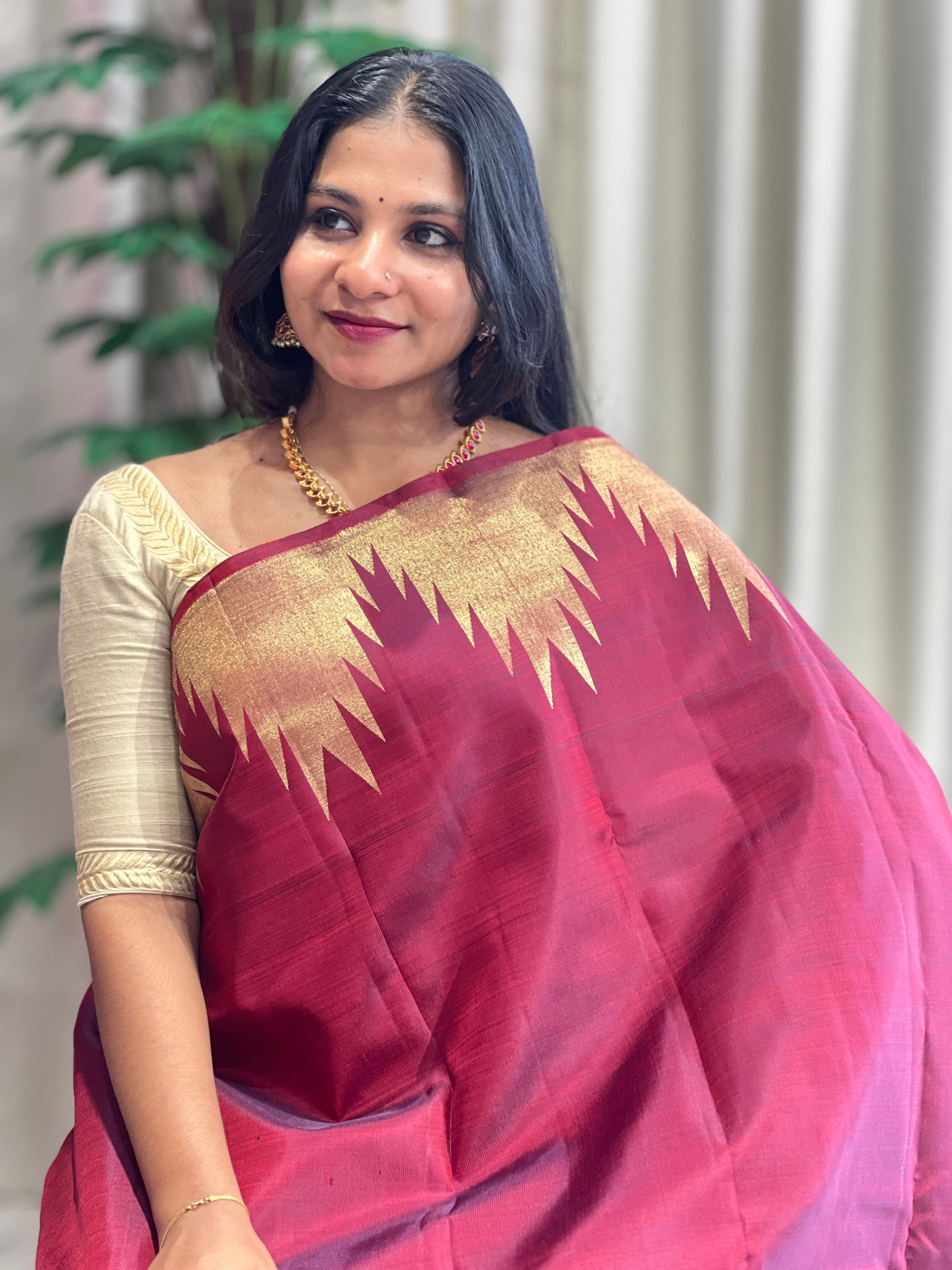 Traditional Hand Woven Kanchipuram Saree | OM255