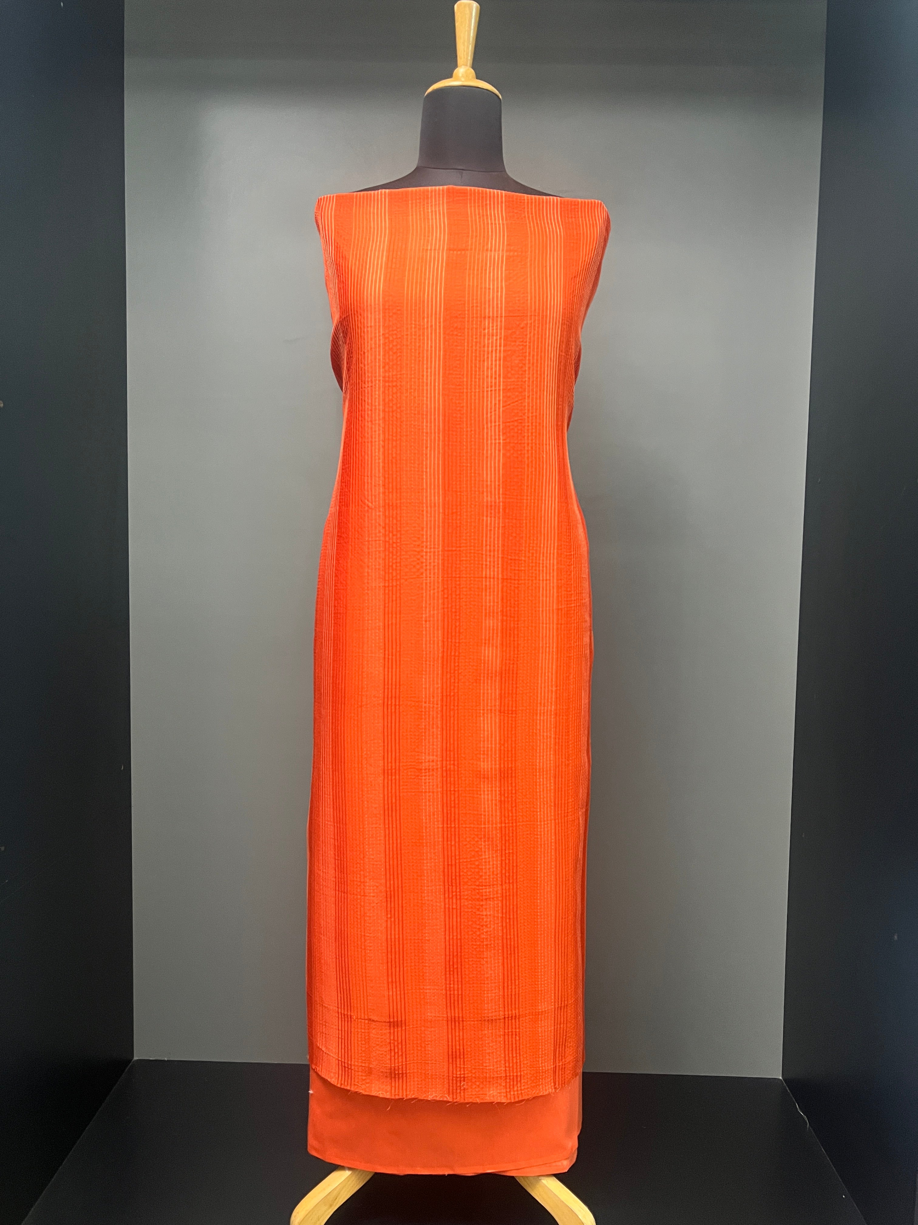 Kantha Weaved Chanderi Silk Salwar Set | HE235