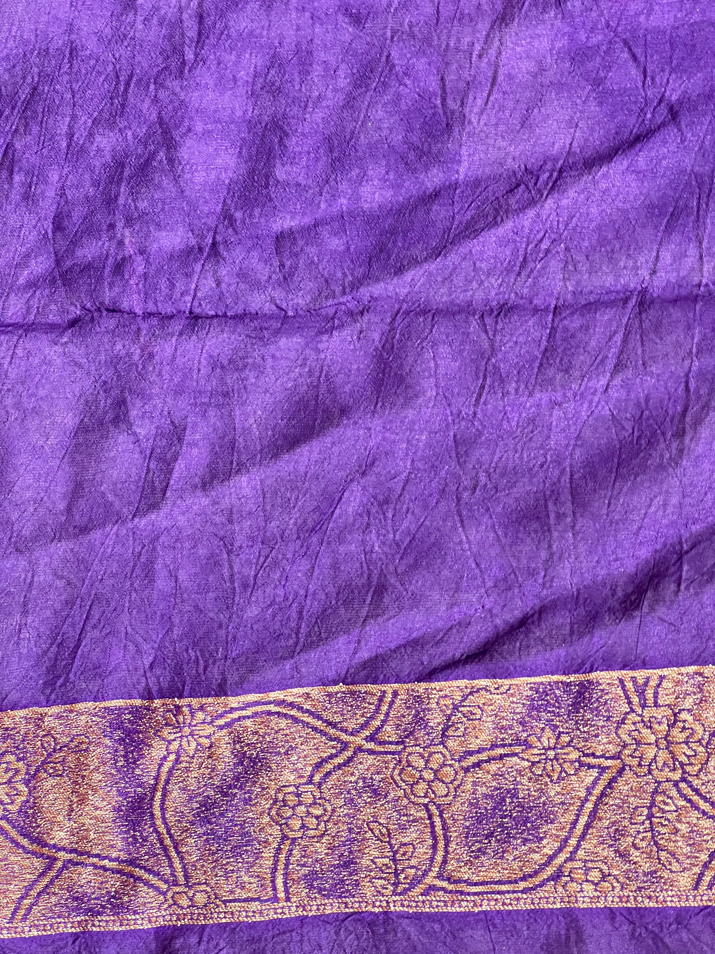 Thread and Zari Woven Banarasi Silk Saree | YNG652