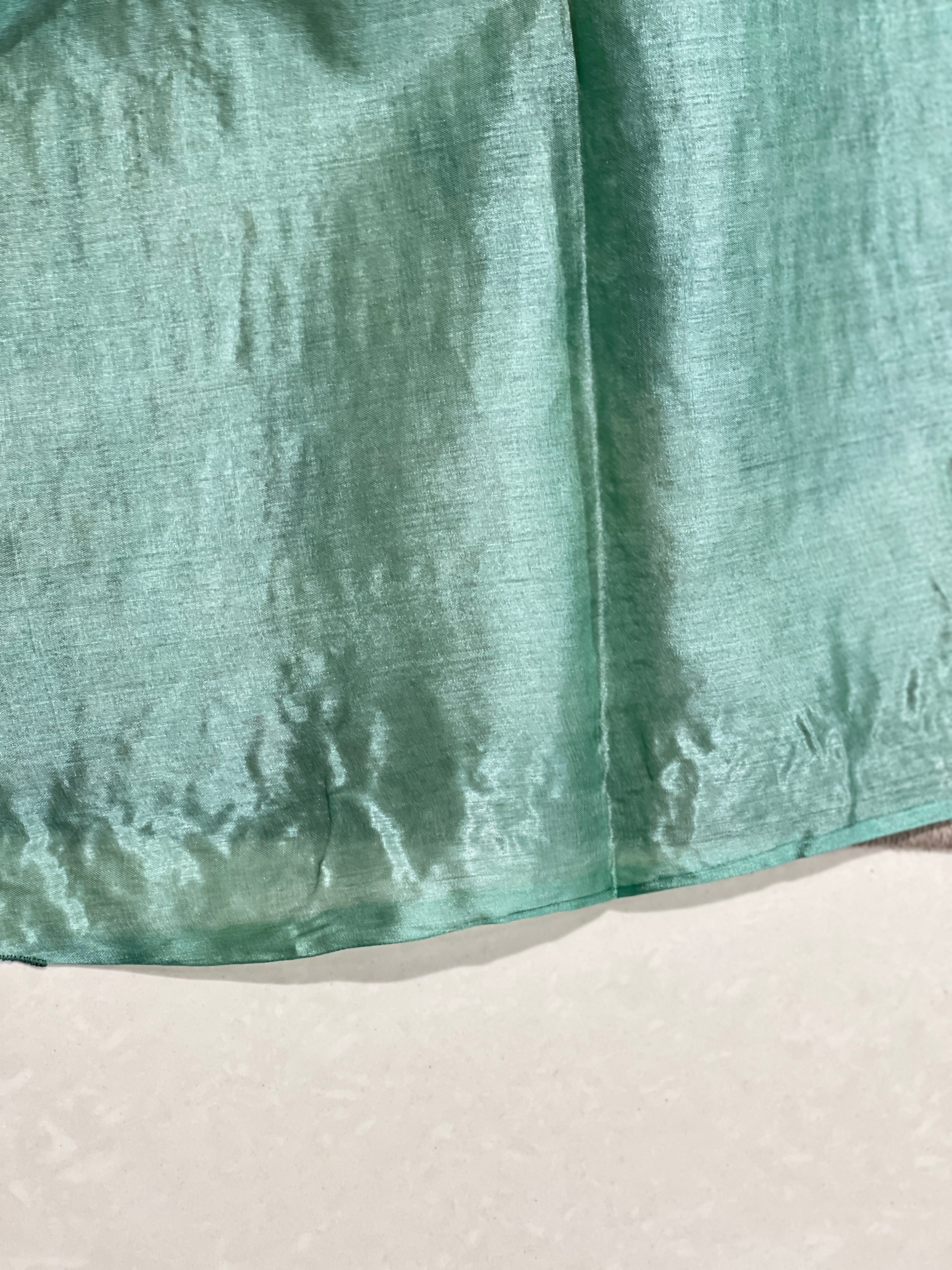 Machine Embroidery Detailed Tussar Saree | YNG565