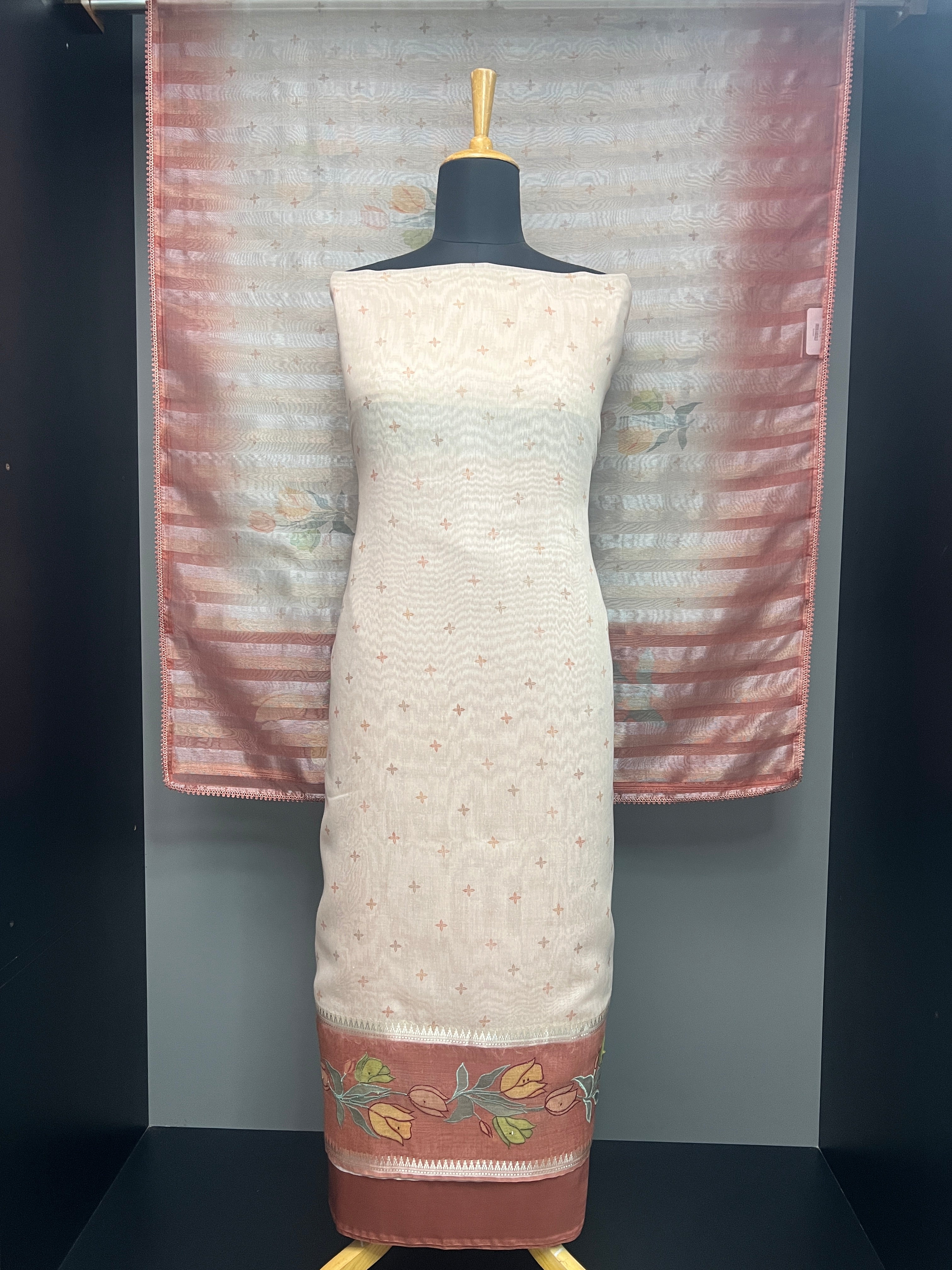 Digital Print  Chanderi Salwar Set  | SUN599