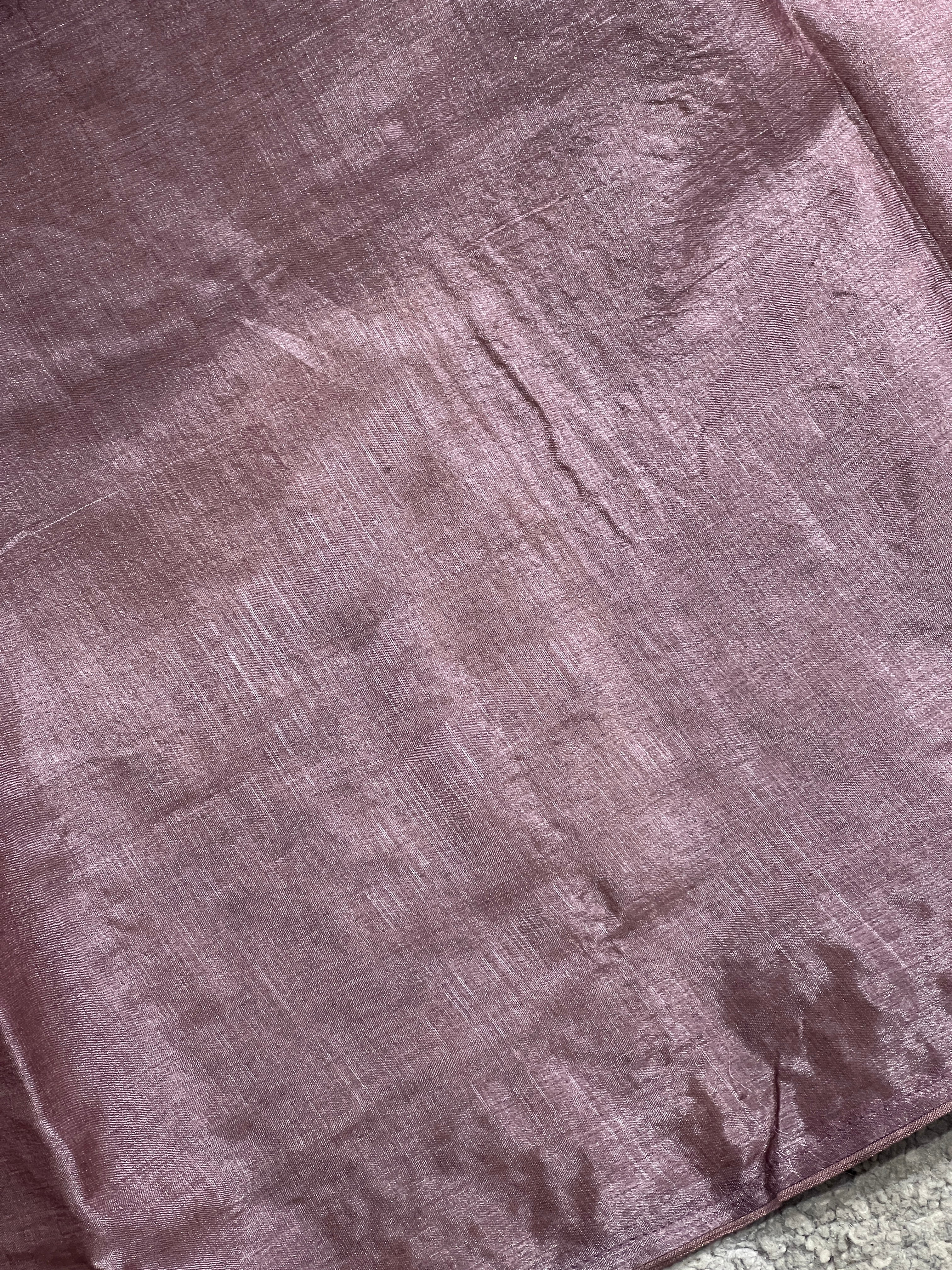 Machine Embroidery Detailed Tussar Saree | YNG571