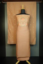 Cross Stitch Embroidery Linen Salwar Set | SW1426