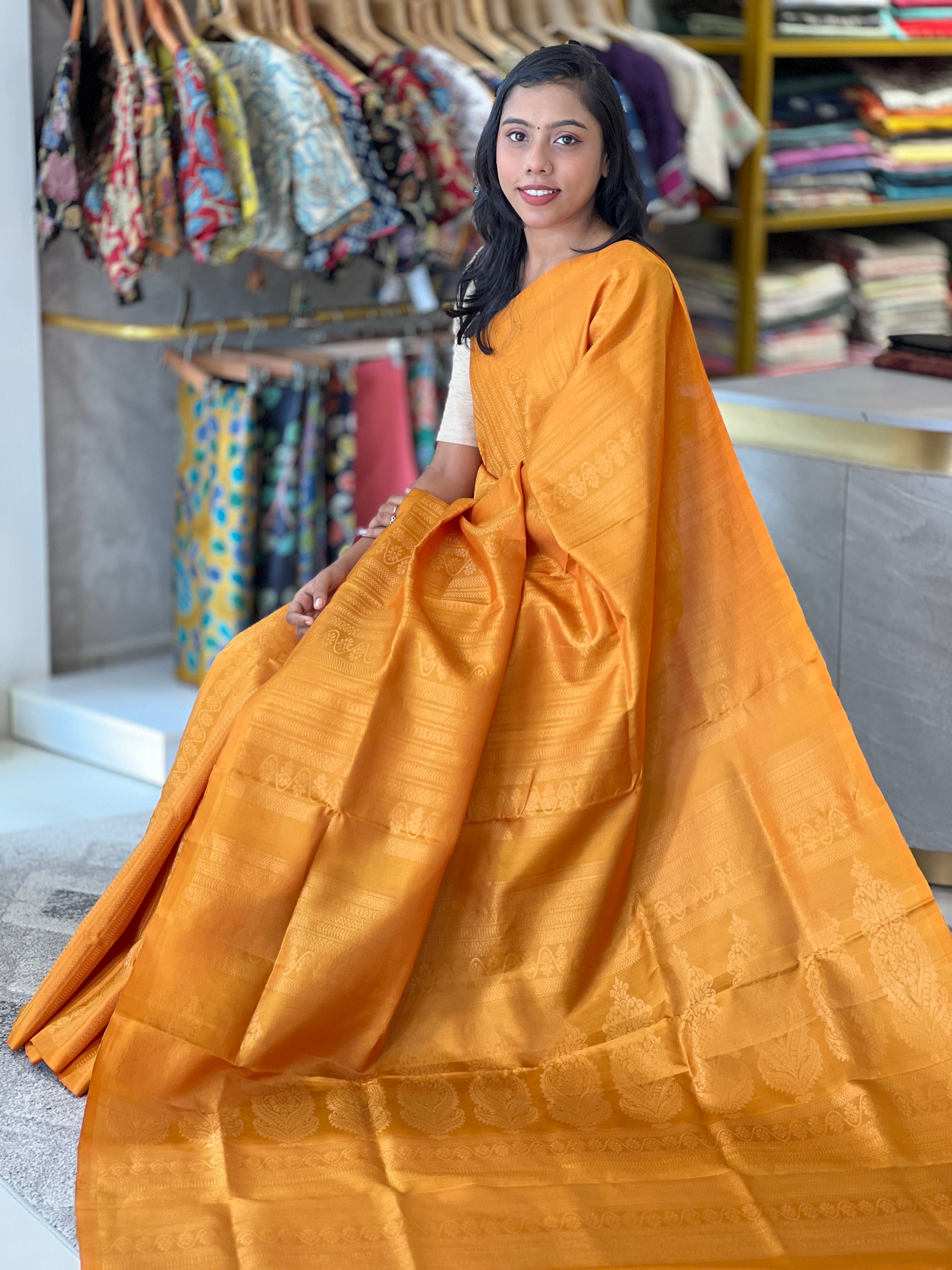 Traditional Zari Woven Soft Silk Saree | TT274