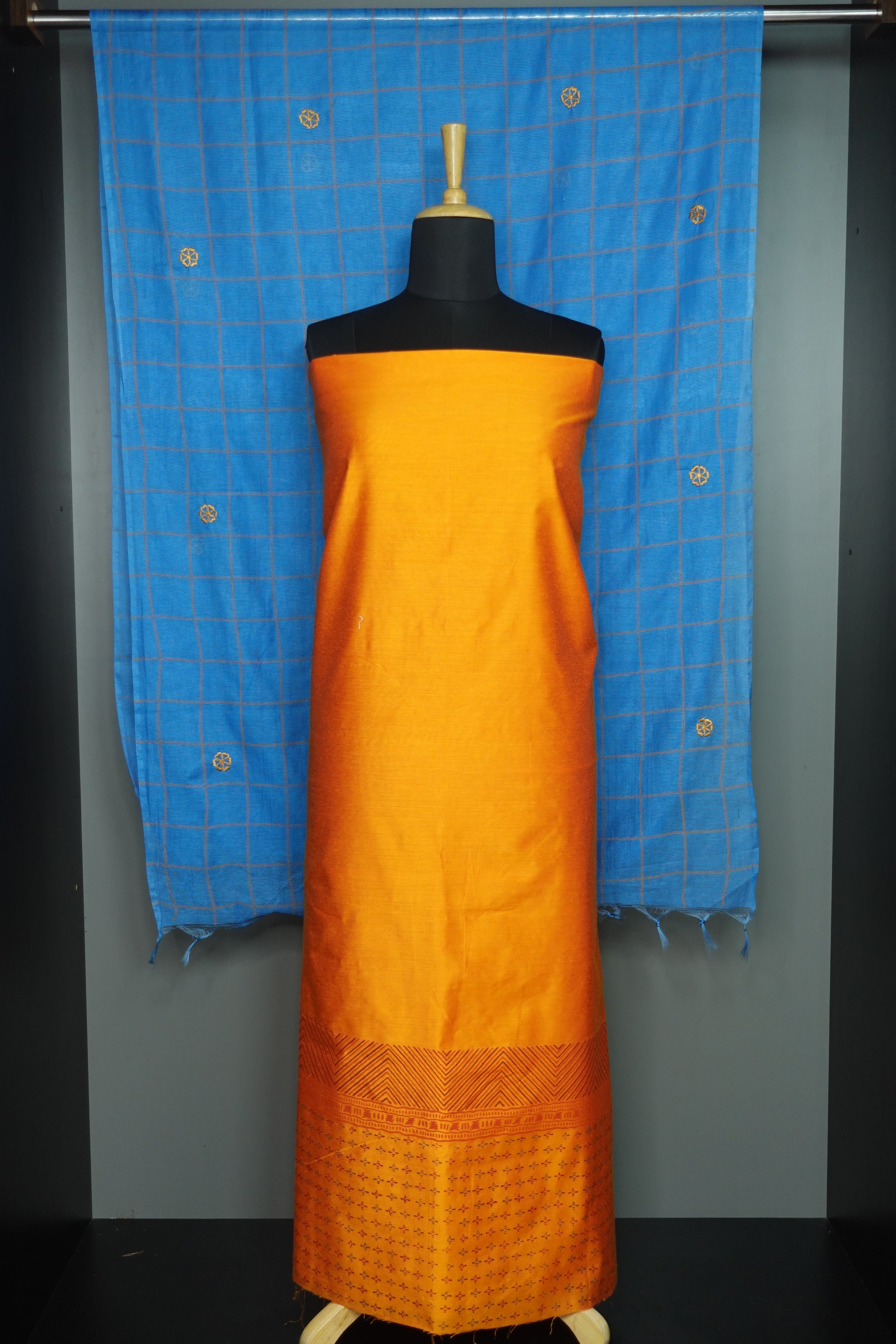 Printed Chanderi Salwar Set | SS893