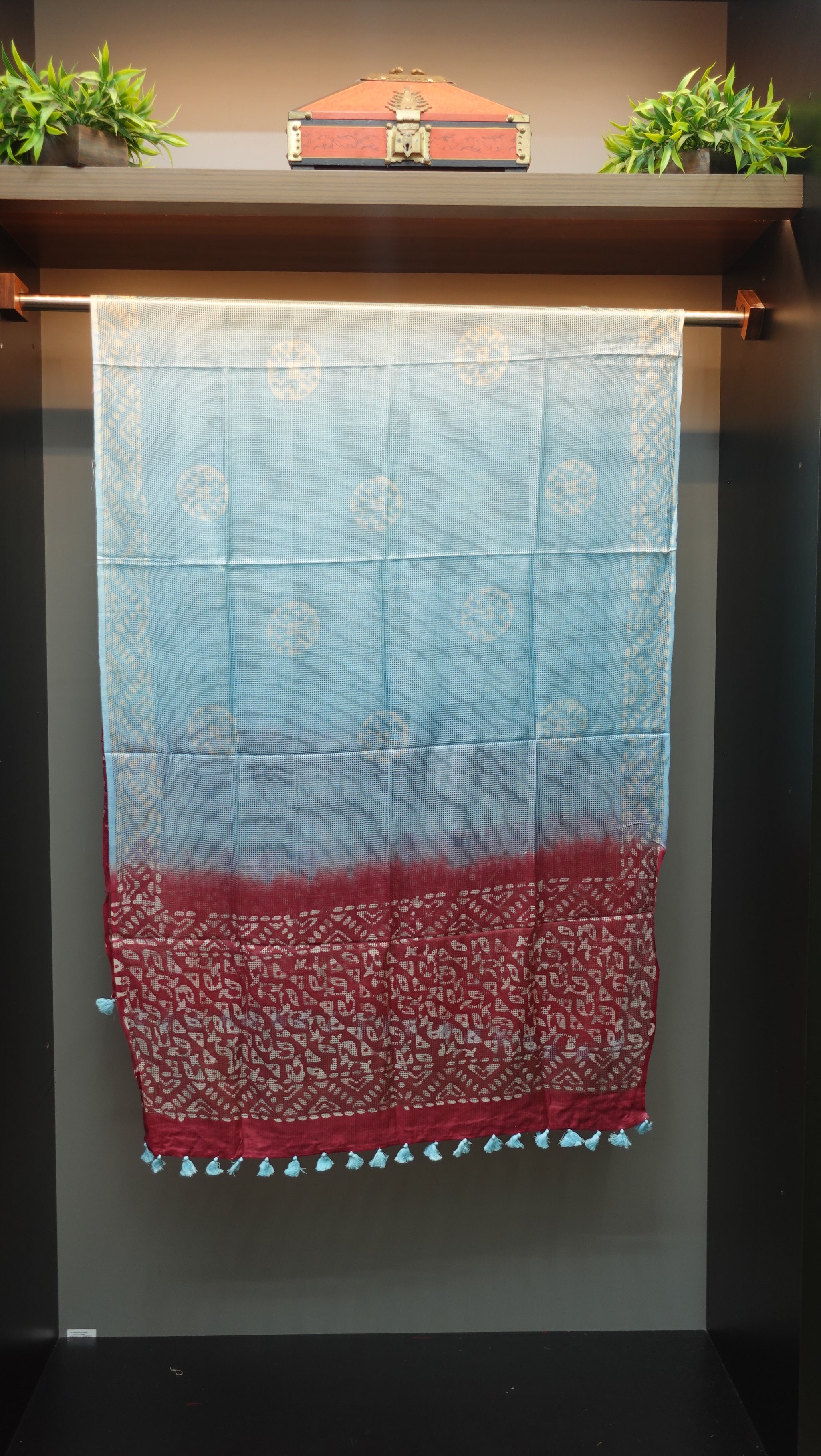 Muga Check Kota Dupatta |SS864