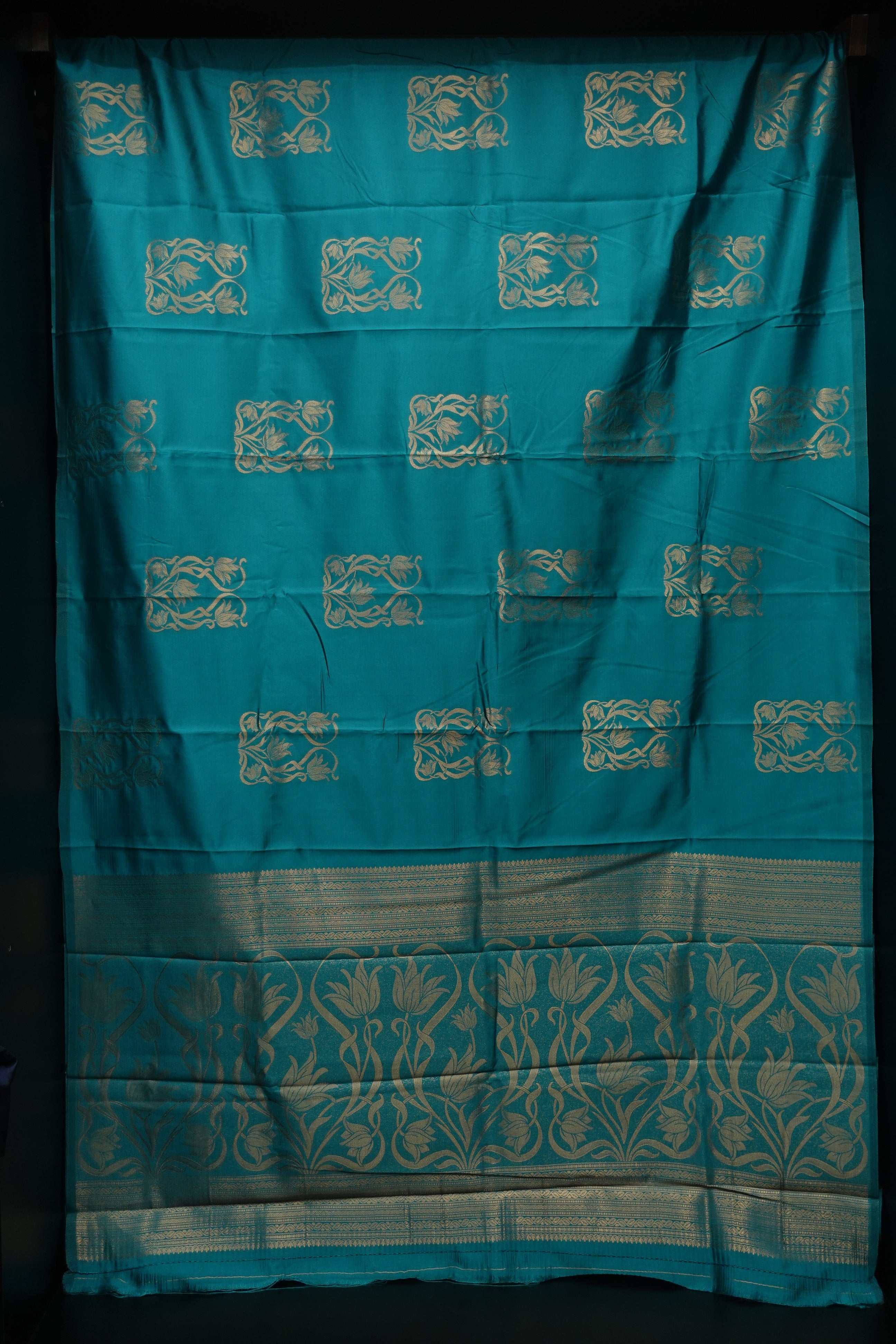 Semi Silk Sarees with Bhutas | KT175