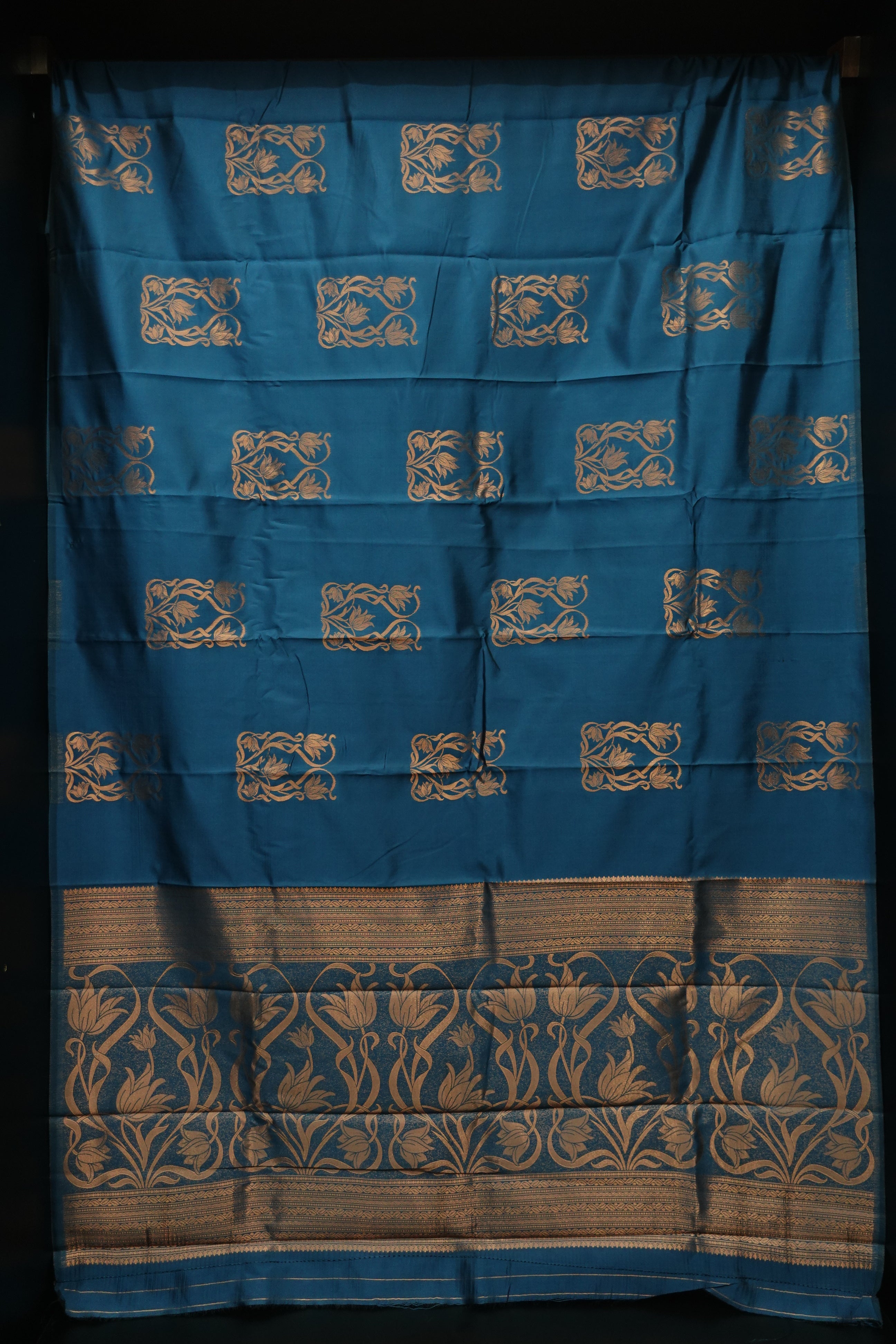 Semi Silk Sarees with Bhutas | KT175