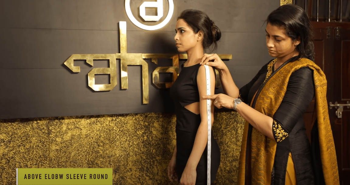 How to take measurements for a Kurta - Aham Designer Boutique