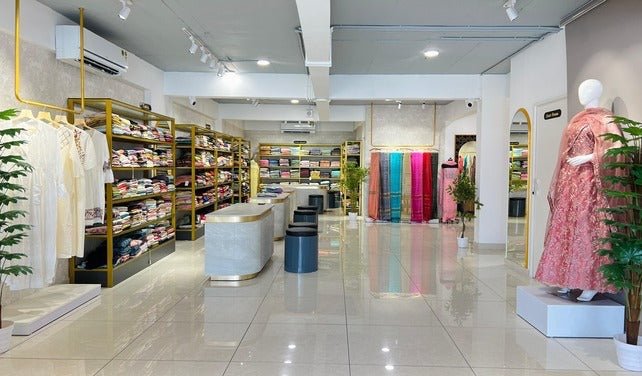 Aham Designer Boutique and retail store at Sasthamangalam, Thiruvananthapuram, Kerala