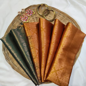 Jacquard Weaving Pattern Semi Silk Saree | TR116