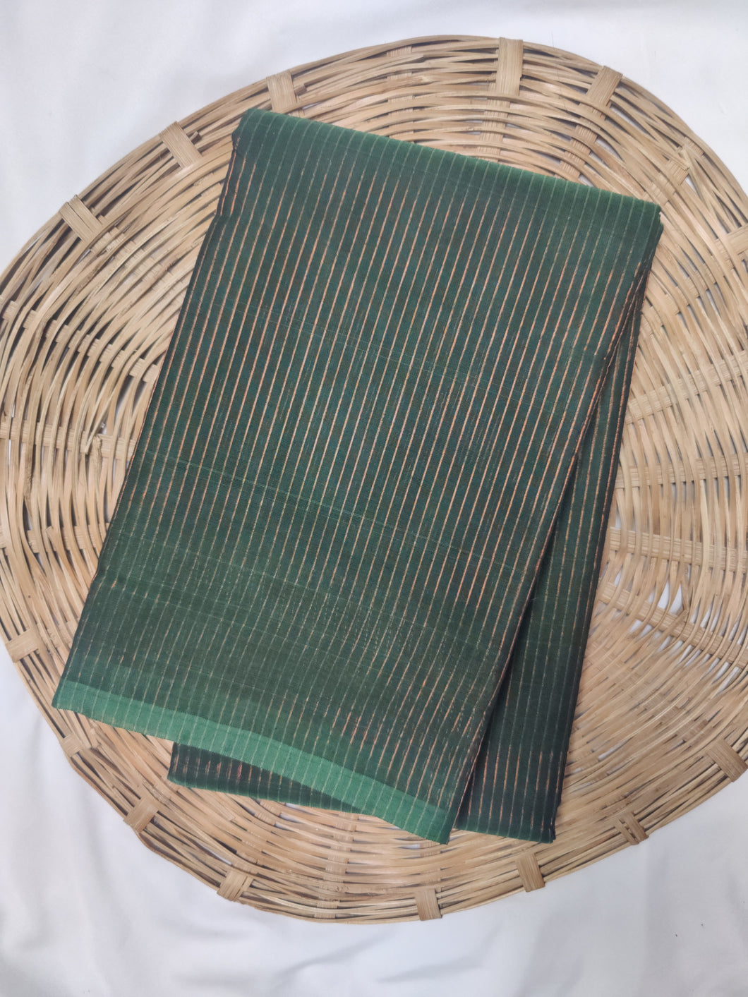 Line Weaving Pattern Silk Cotton Saree | RJT111