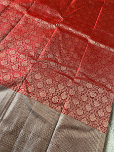 Antique Zari Woven Kanchipuram Saree | OM179