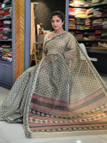 Screen Printed Supernet Kota Saree | SUM125