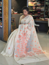Floral Weaving Design Chanderi Saree | GMS122