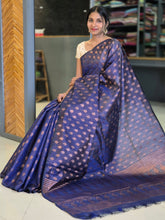 Copper Zari Weaving Semi Silk Saree | YNG324