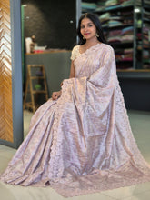 Cutwork & Printed Semi Silk Saree | LP131