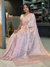 Cutwork & Printed Semi Silk Saree | LP131