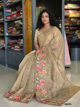 Embroidered Supernet Kota Saree | LP116