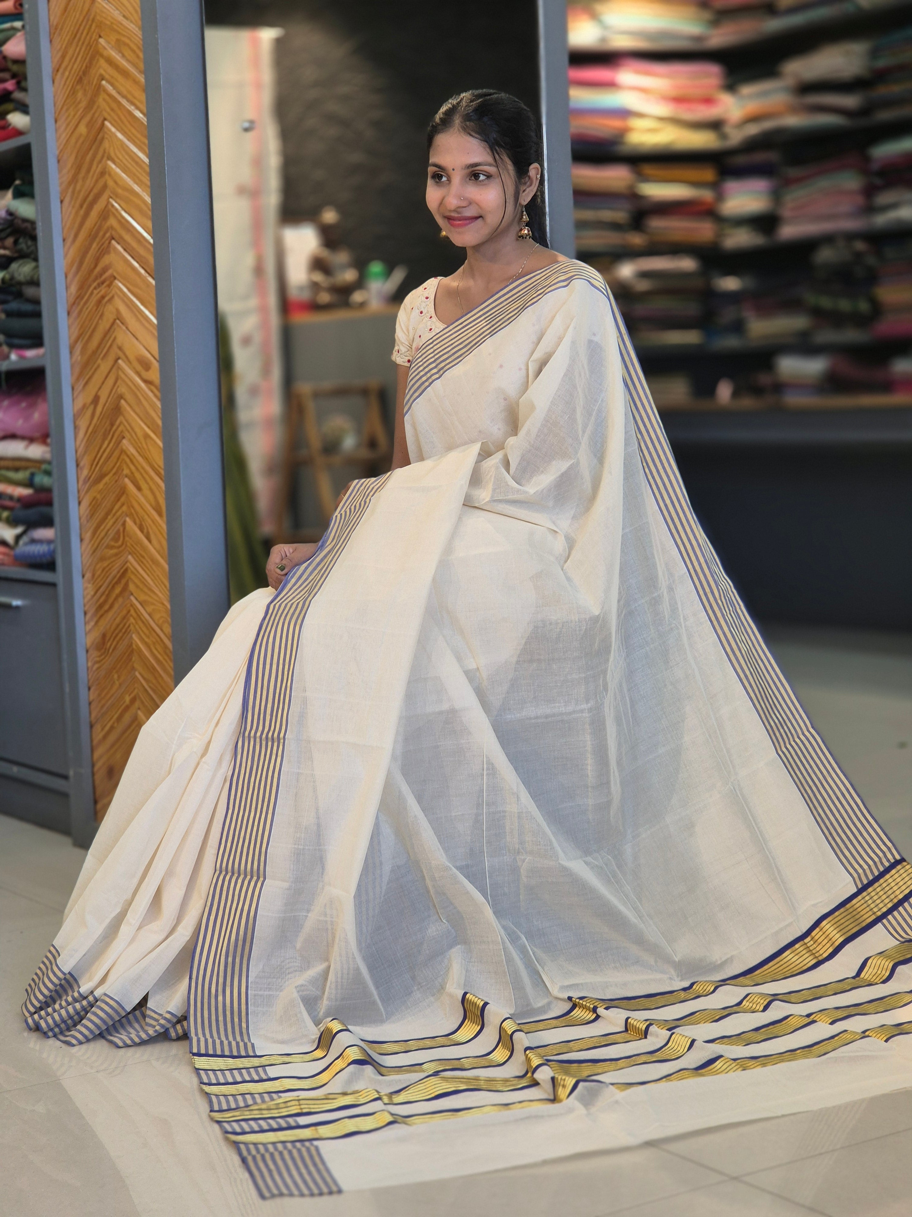 Kerala Cotton Saree | KL191
