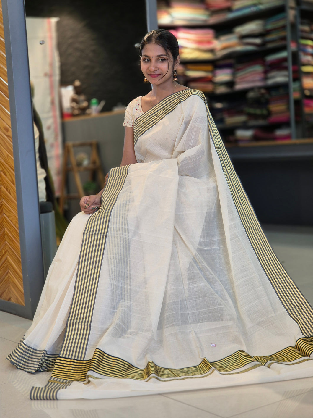 Kerala Cotton Saree | KL190