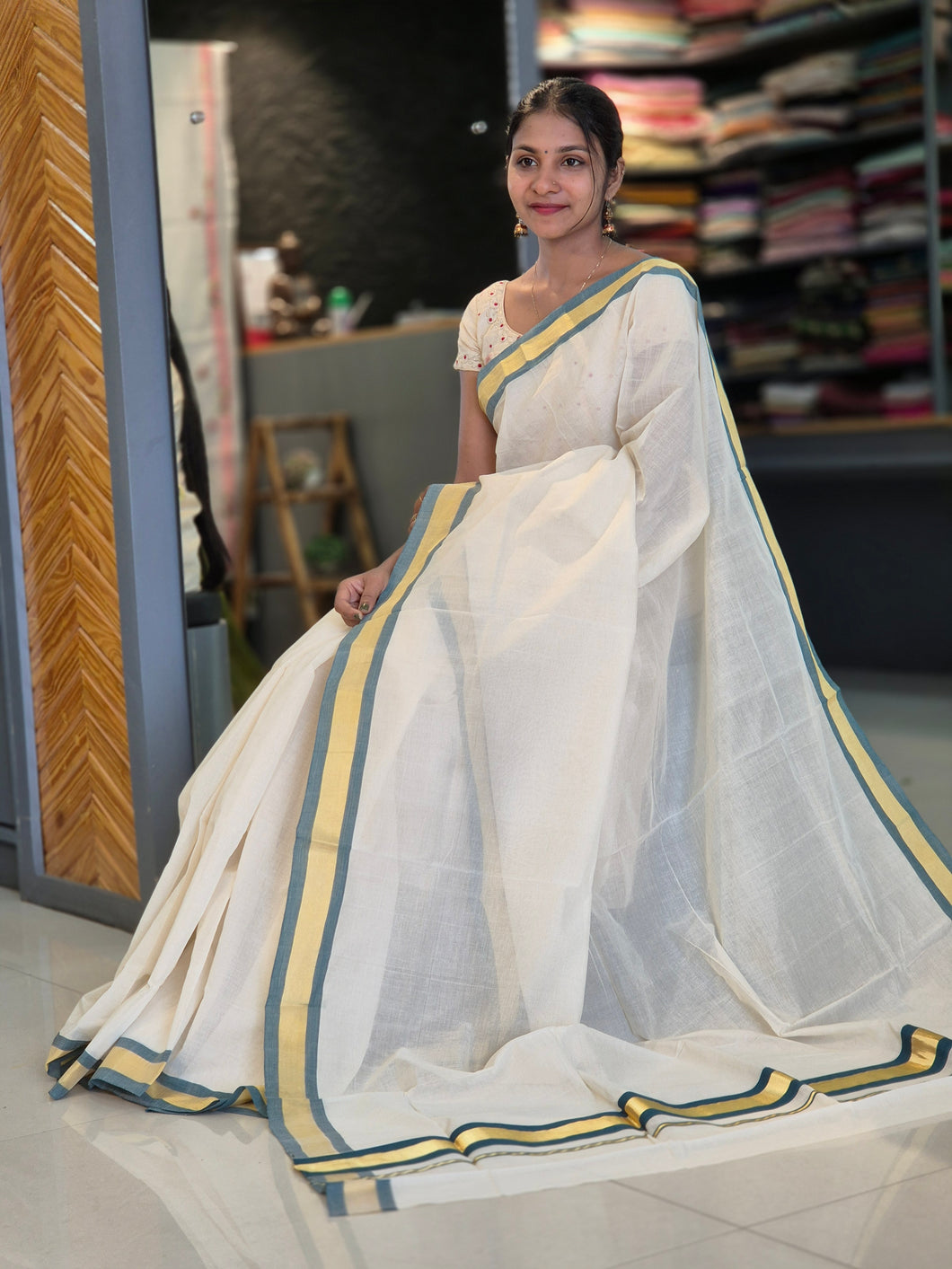 Kerala Cotton Saree | KL189