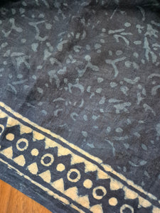 Batik Printed Cotton Saree | JKL187