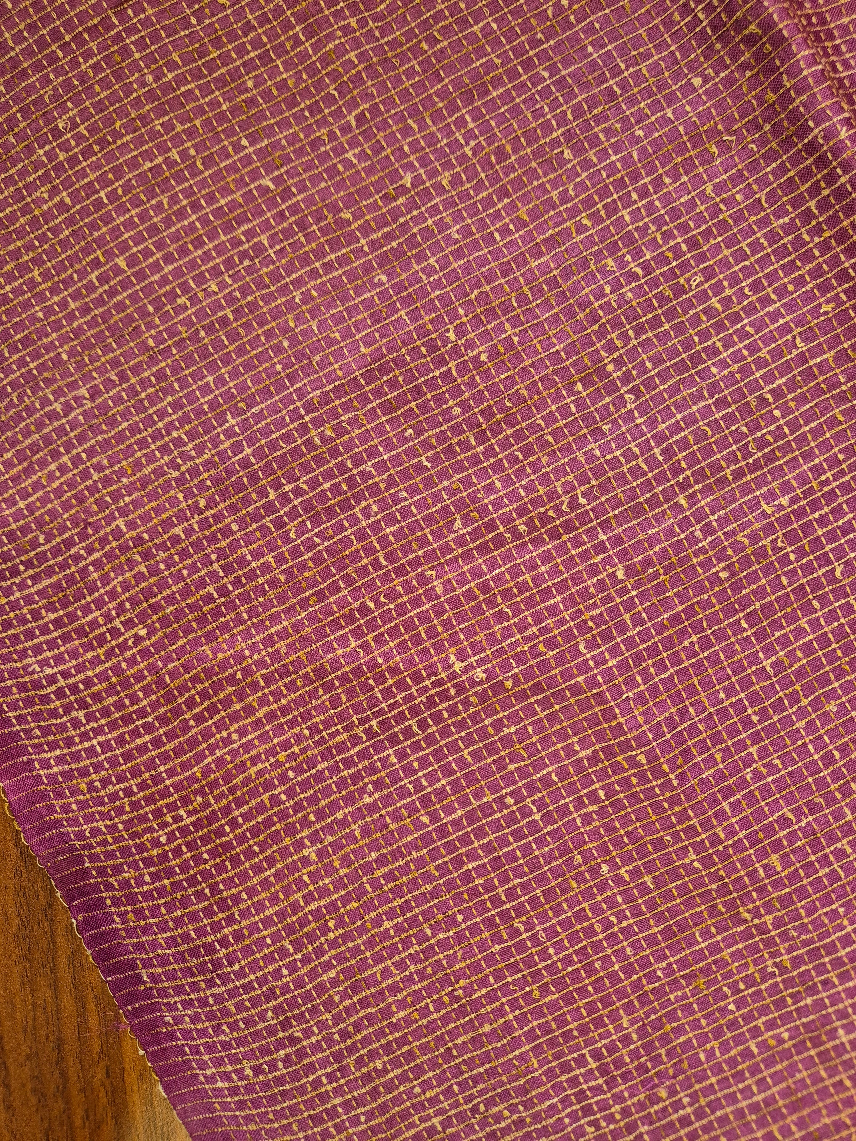 Geometrical Embroidery Tussar Saree | RGD210