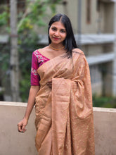 Embroidery Desi Tussar Saree | HS654