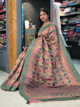 Digital Printed Tussar Saree | HS685