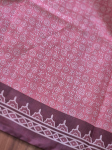 Printed Chanderi Finish Saree | SBP210