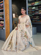 Hand Painted Supernet Kota Saree | BLD303