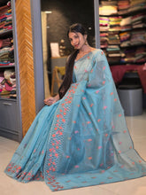 Floral Embroidery Supernet Kota Saree | SHC111