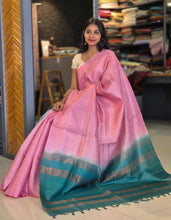 Zari Weaved Tussar Saree | AHR188