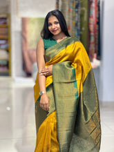 Traditional Zari Woven Stripe Patterned Semi Silk Saree | SRK105
