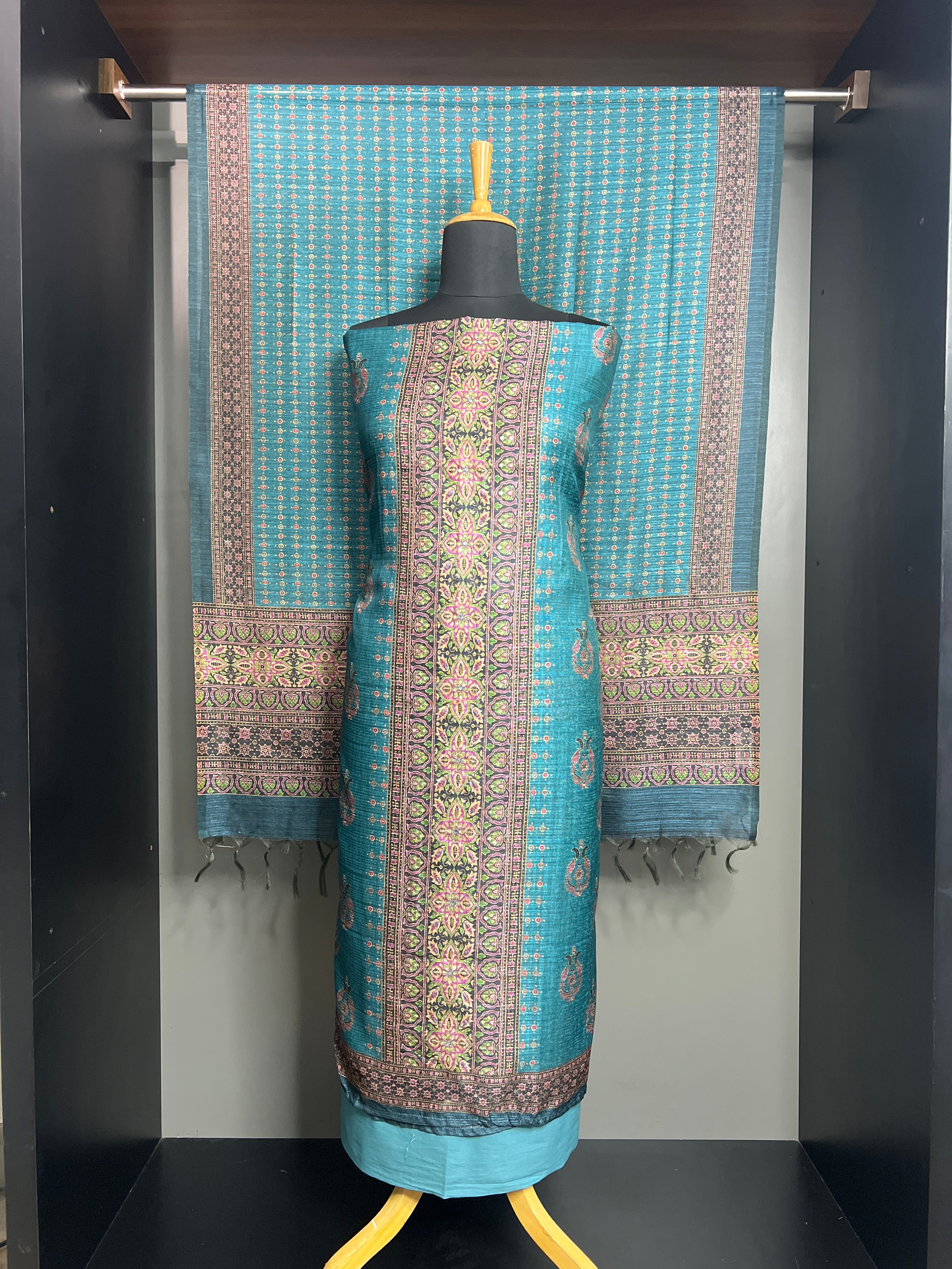 Digital Printed Boho Silk Salwar set | MF283