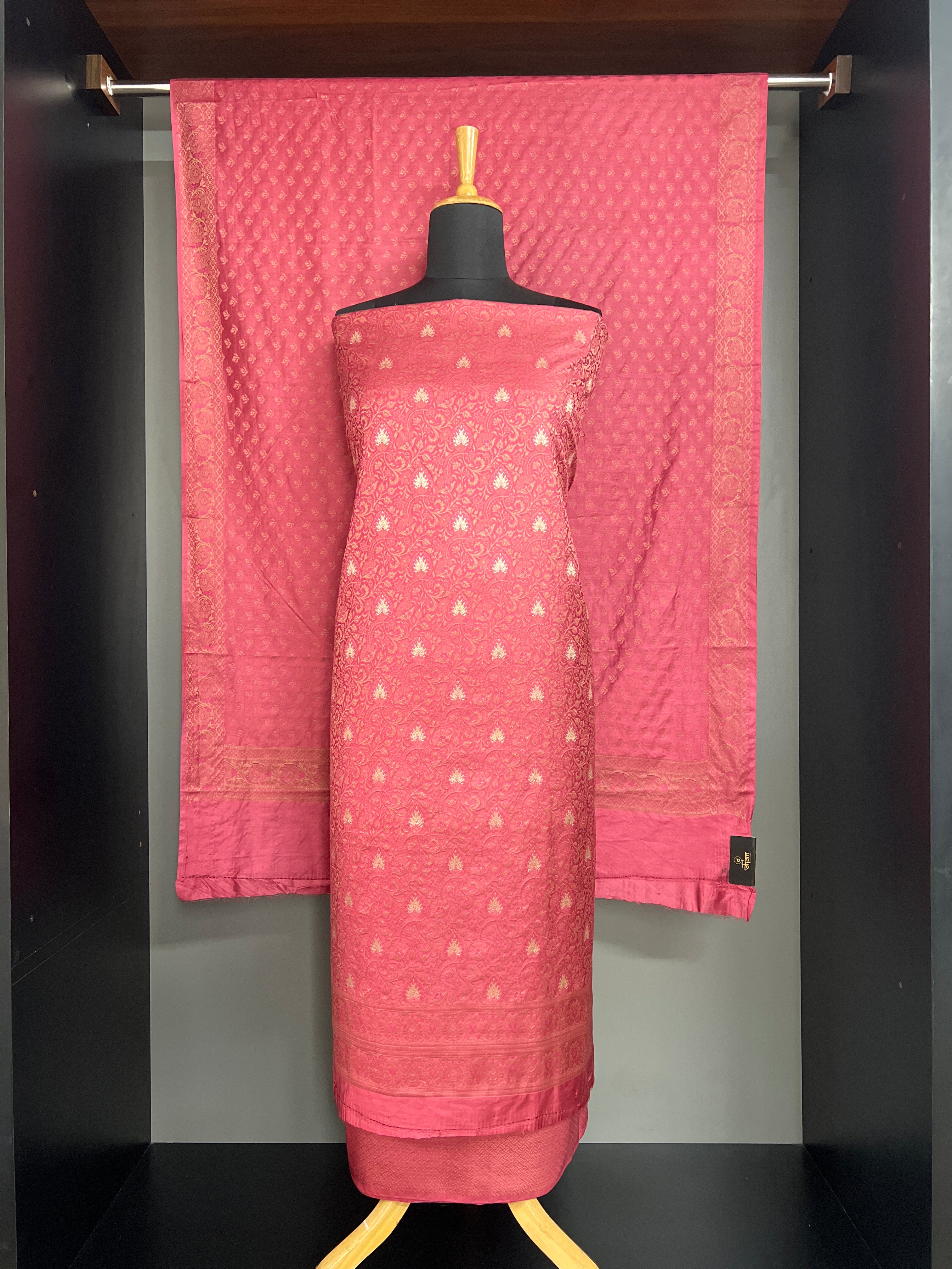 Banarasi Brocade Semi Kathan Salwar Set | ZSS490