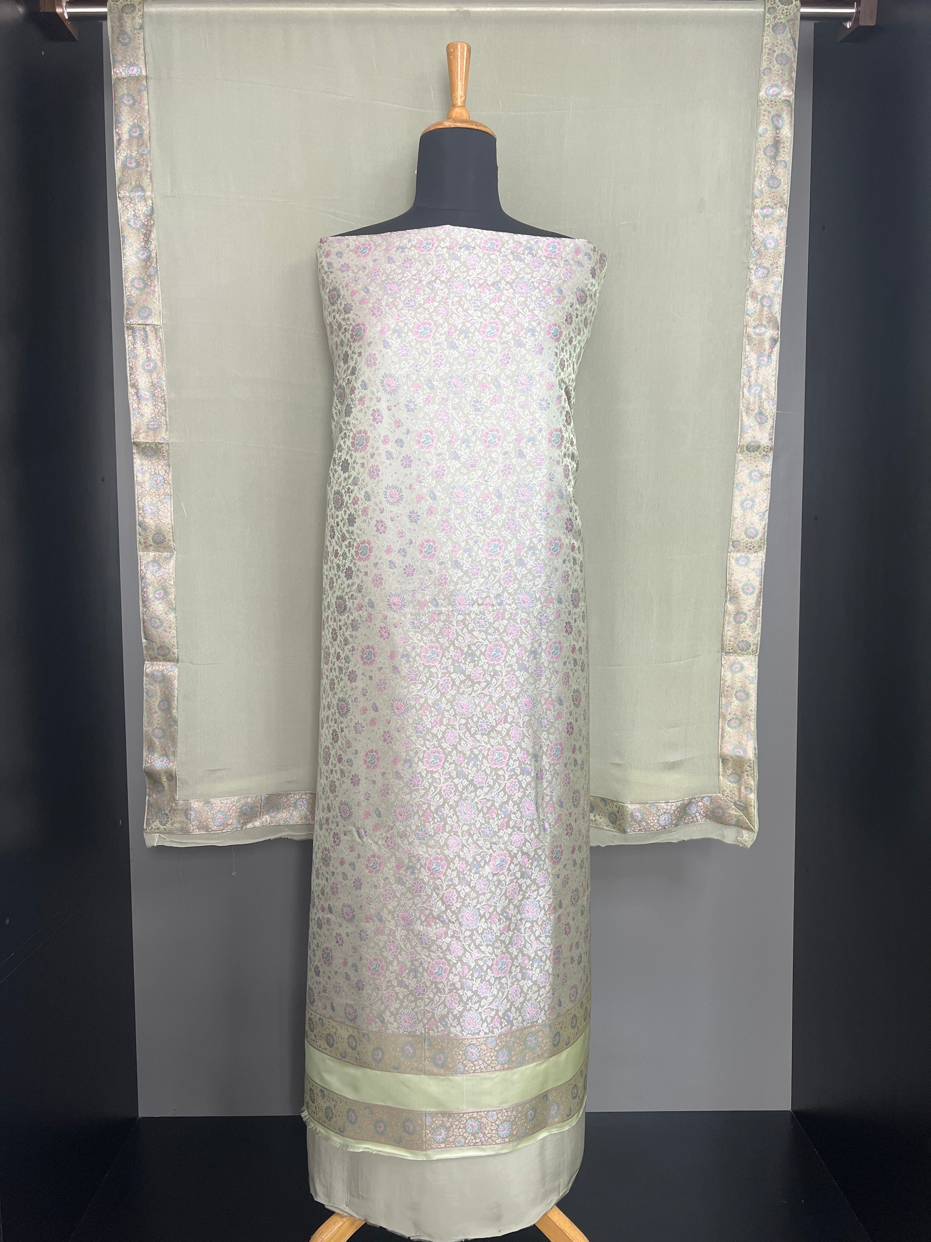 Banarasi Woven Semi Silk Salwar Set | EG149