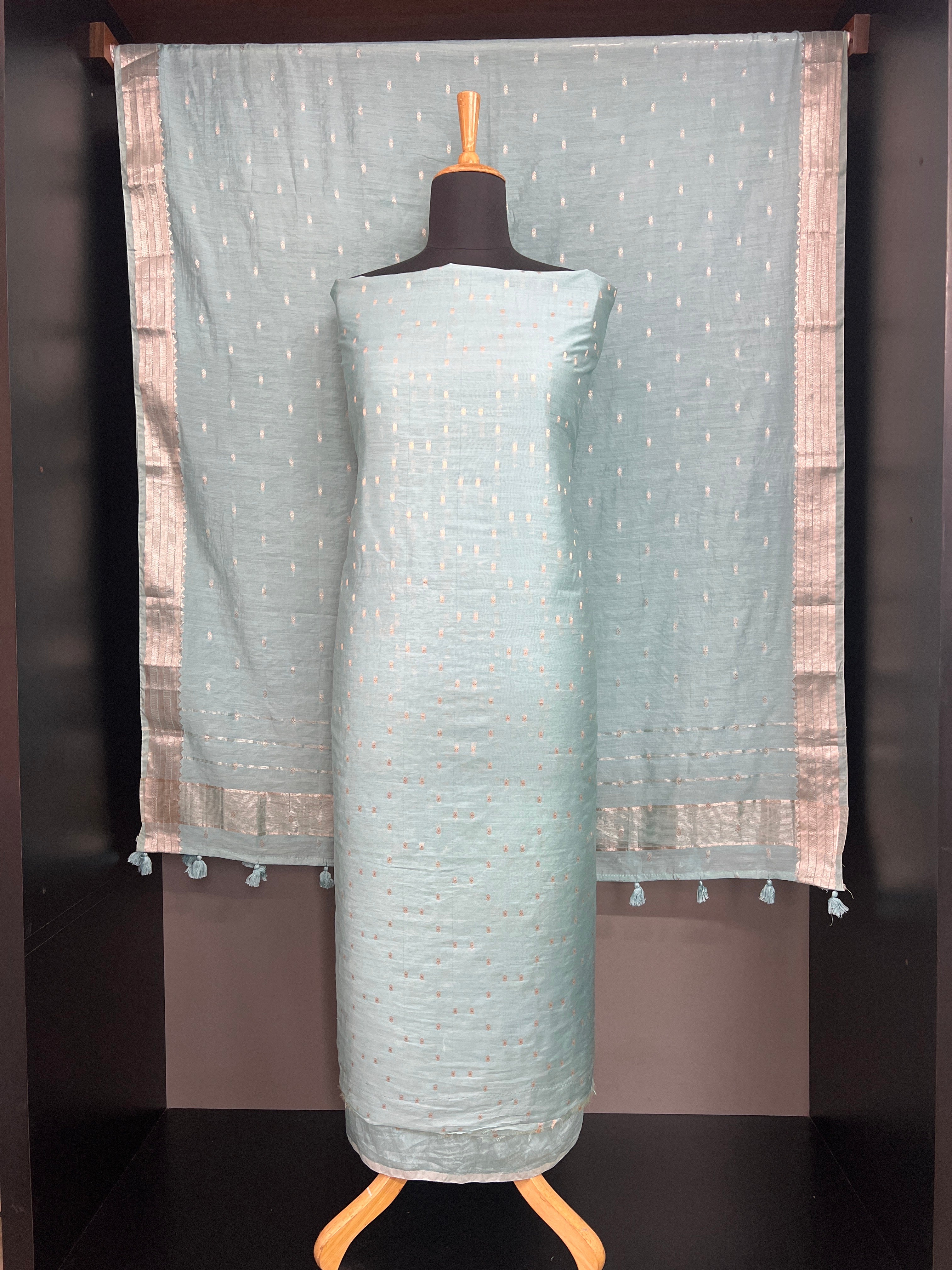 Banarasi Woven Chanderi Salwar Set | YNG1424