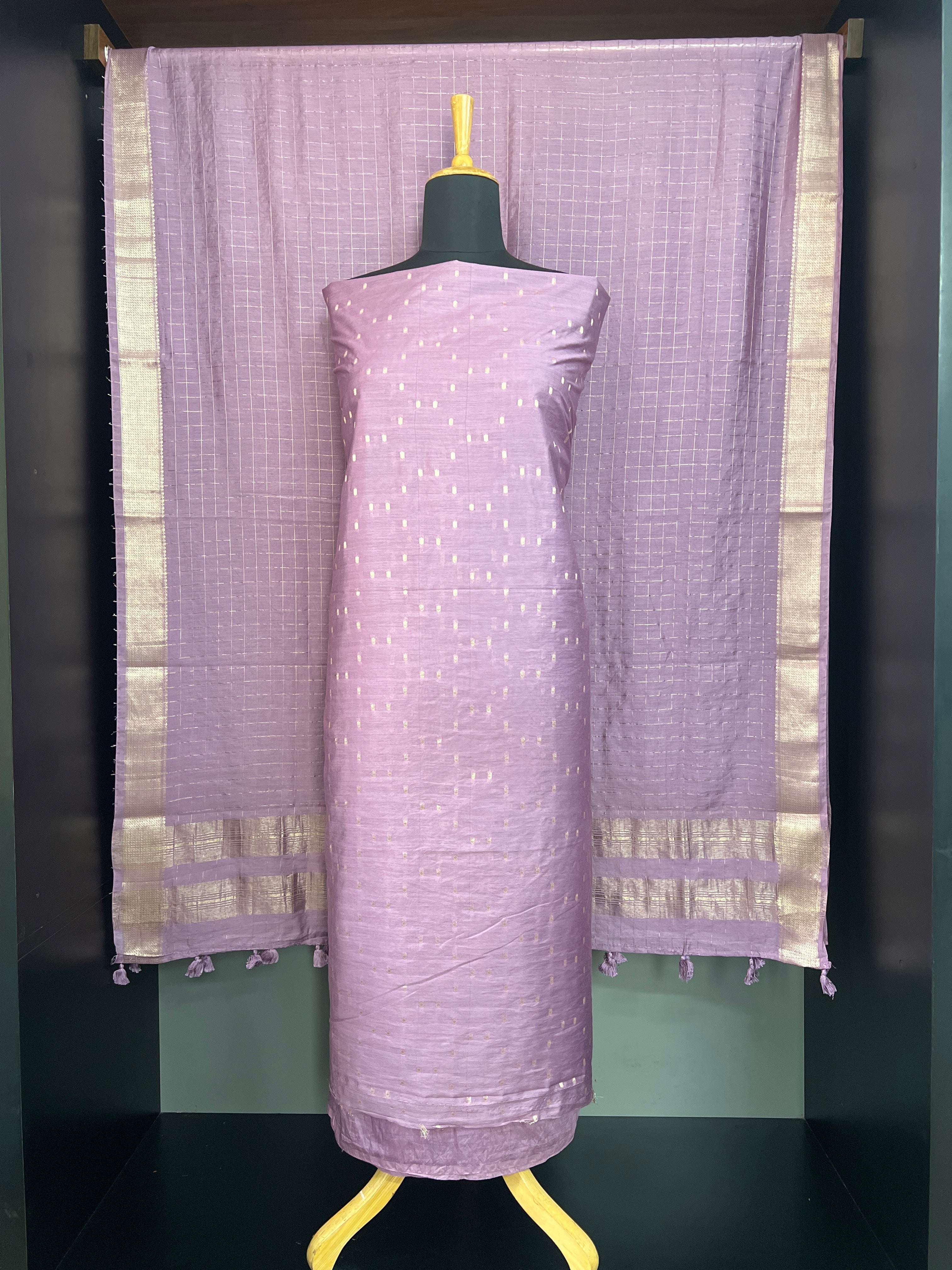 Banarasi Woven Chanderi Salwar Set | YNG1423