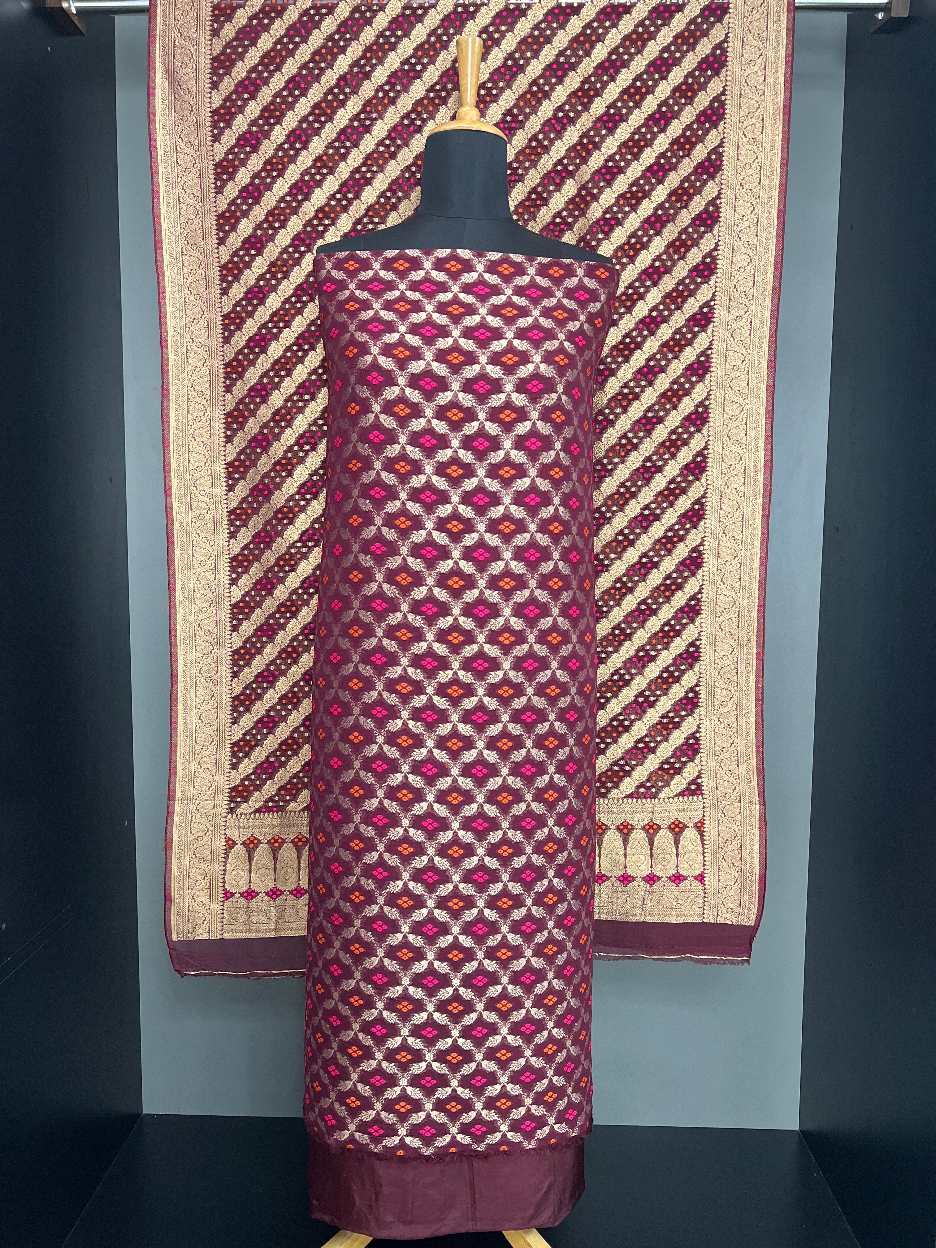 Lehar Pattern Georgette Salwar Set | EG138