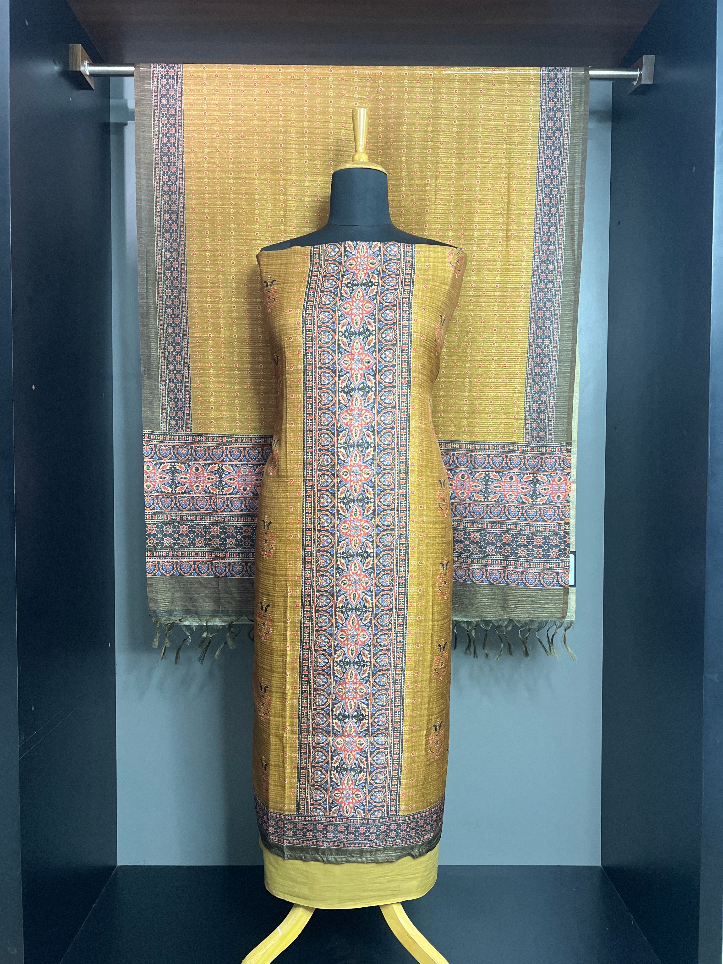 Digital Printed Boho Silk Salwar set | MF284
