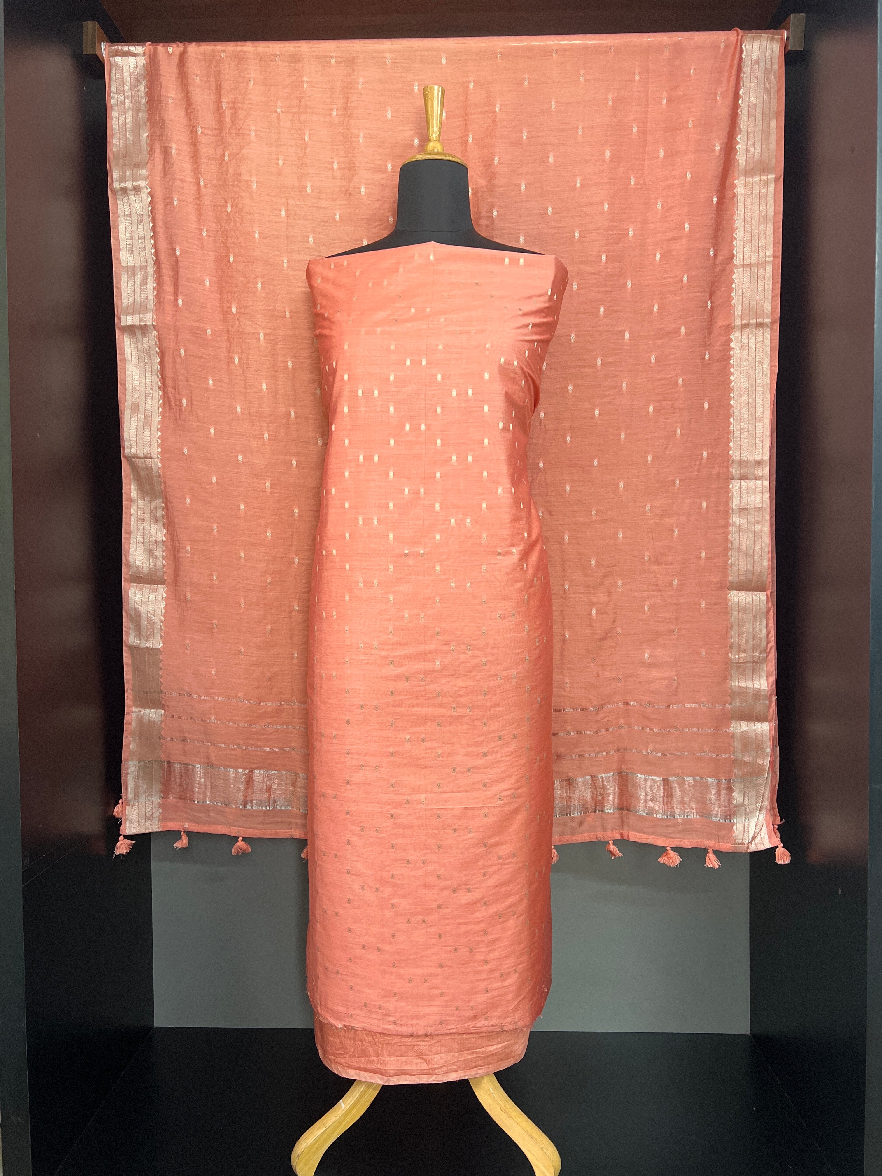 Banarasi Woven Chanderi Salwar Set | YNG1421