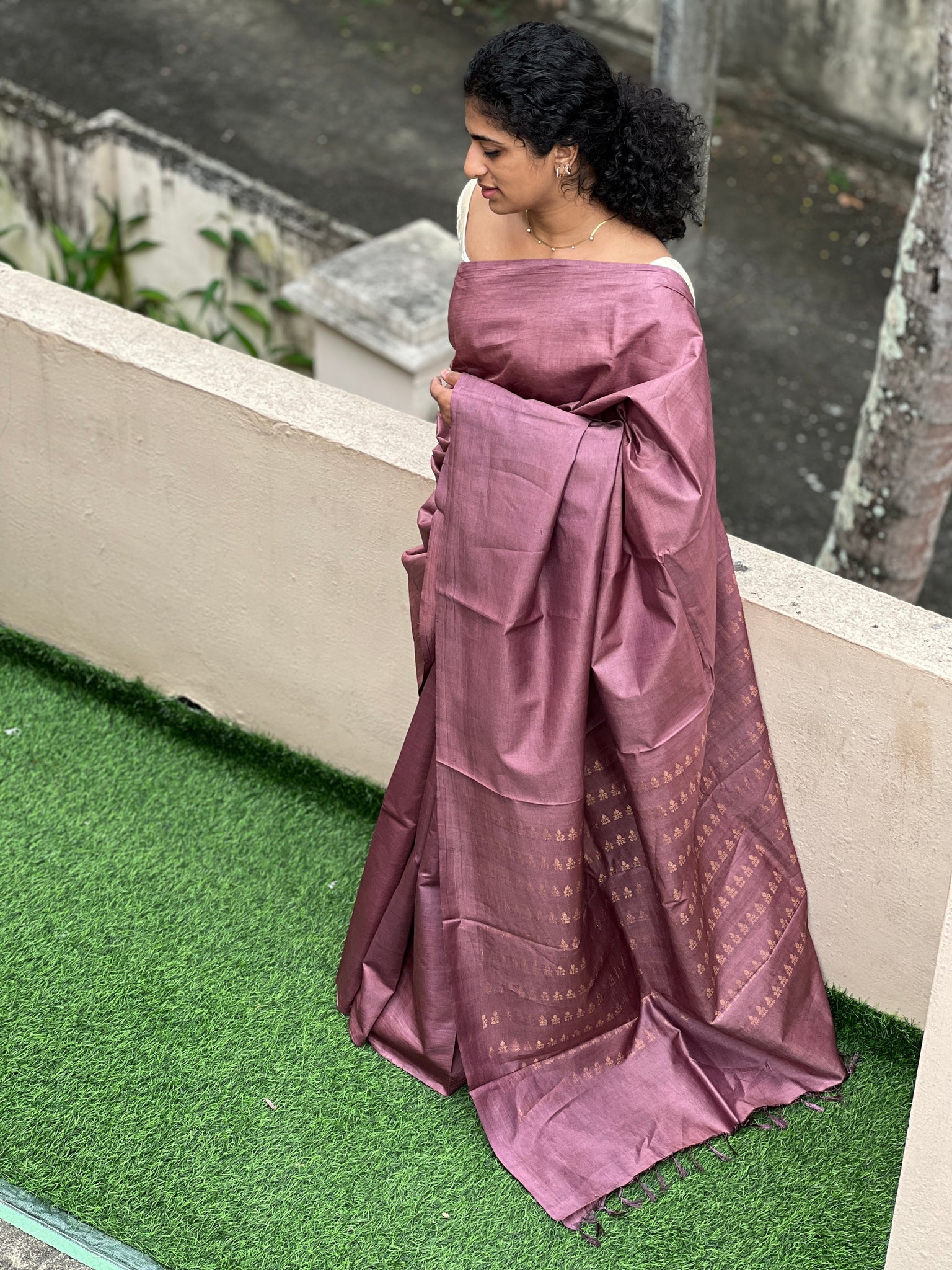 Buy Mauve Purple Designer Saree online-Karagiri – Karagiri Global