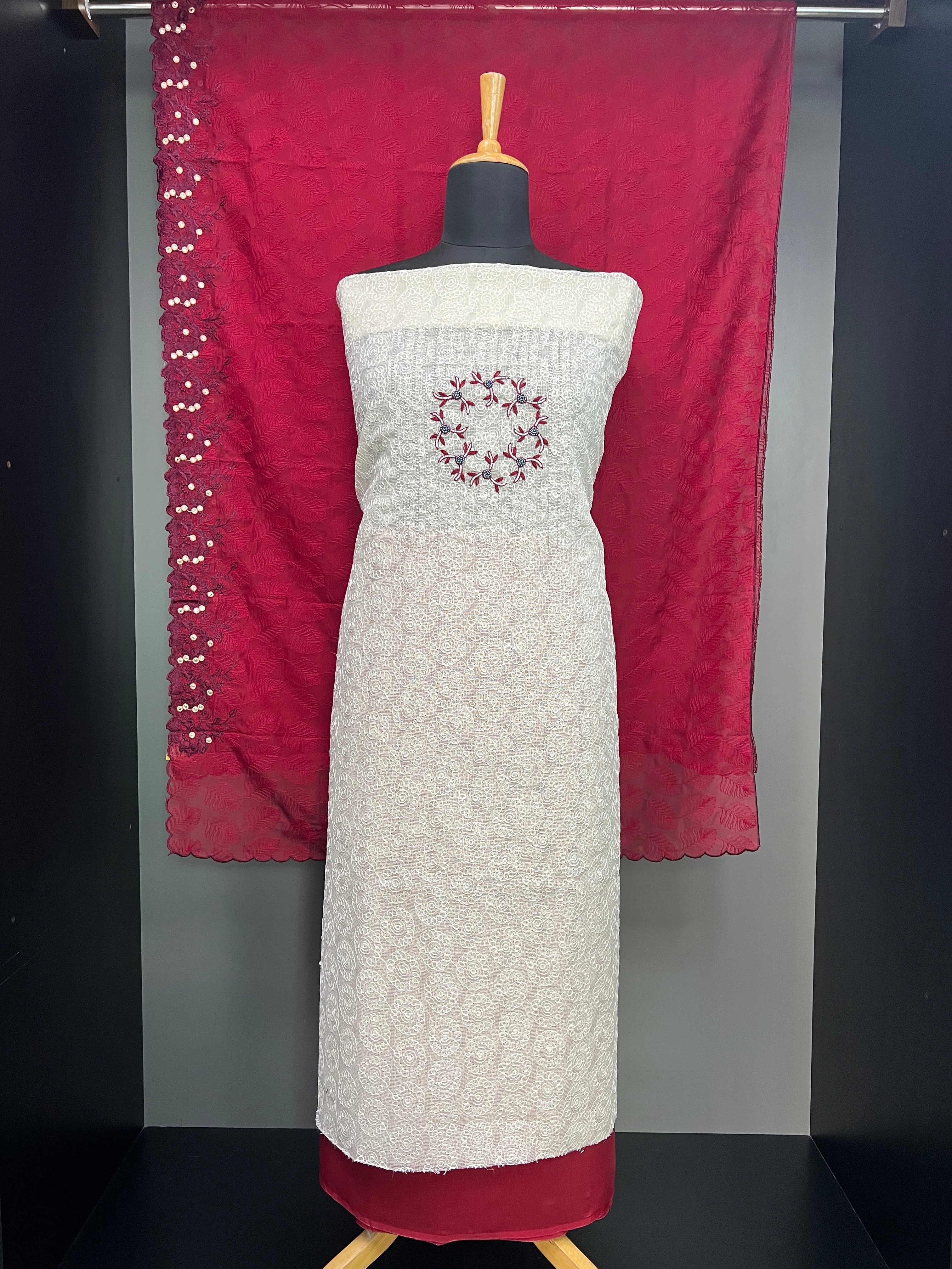 Beads Embroidery Detailed Tepchi Kota Salwar Set | ACT1772