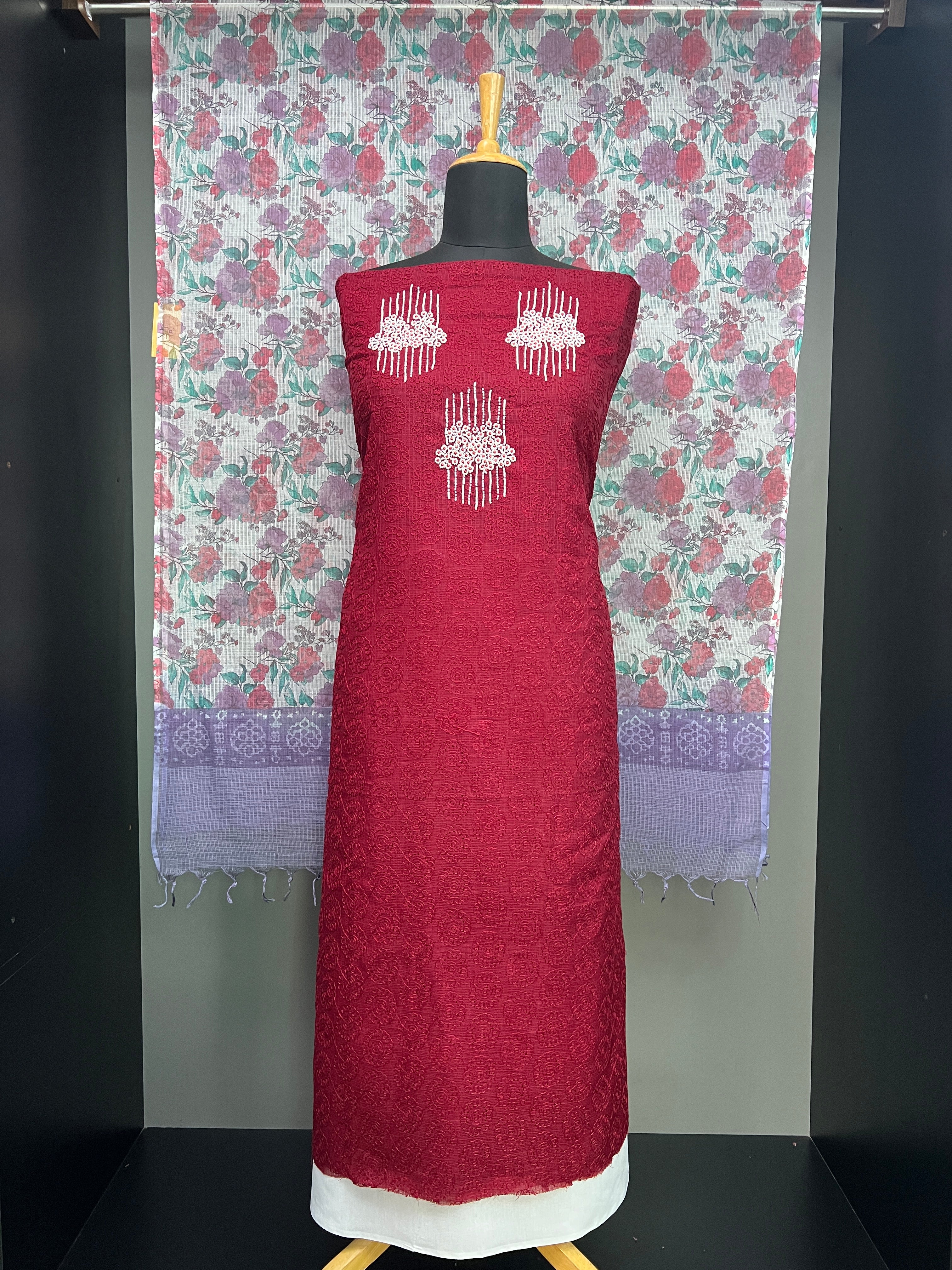 Beads Embroidery Detailed Tepchi Kota Salwar Set | ACT1775