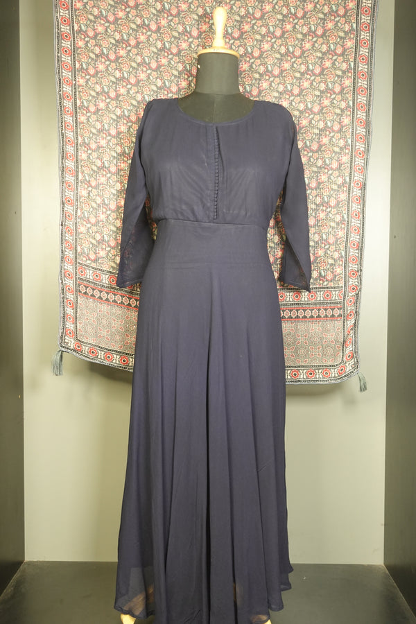 Potley Detailed Georgette Kurta Set | AHD1735